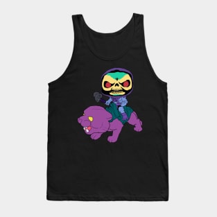 Skeletor riding Panthor Tank Top